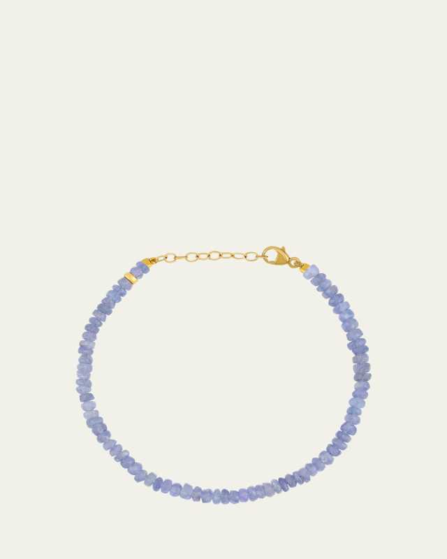 Tanzanite Beaded Bracelet
